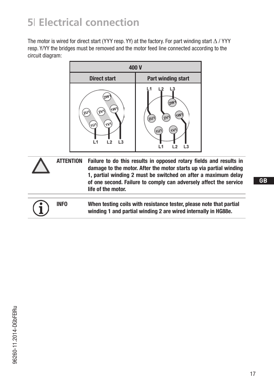 5 | electrical connection | GEA Bock HG88e User Manual | Page 17 / 38