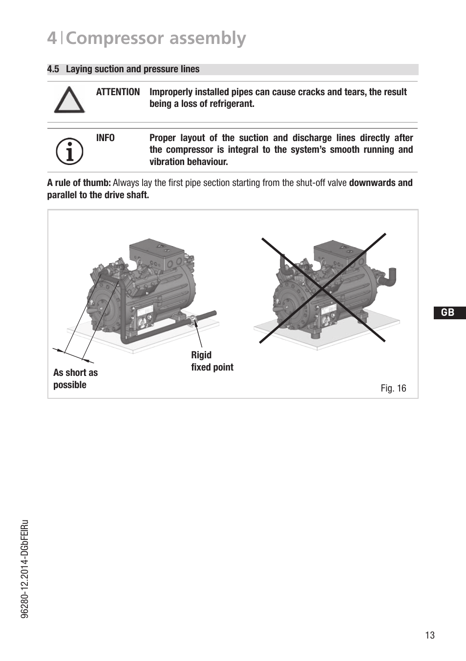 4 | compressor assembly | GEA Bock HG44e User Manual | Page 13 / 34