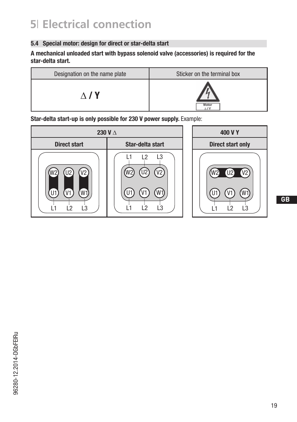 5 | electrical connection | GEA Bock HG44e User Manual | Page 19 / 34