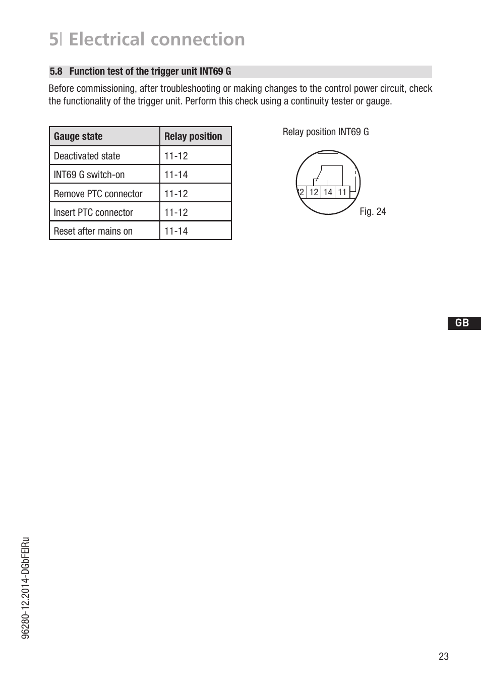 5 | electrical connection | GEA Bock HG44e User Manual | Page 23 / 34