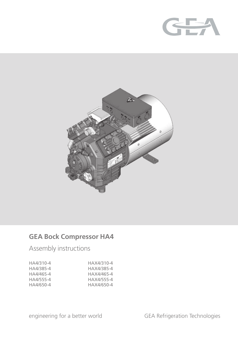 GEA Bock HА4 User Manual | 32 pages