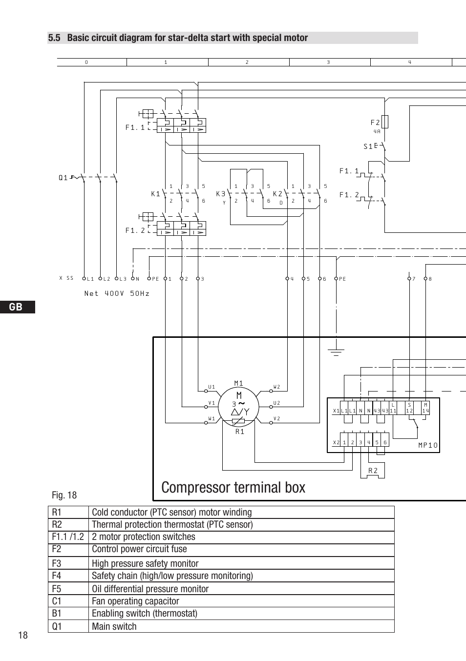 Compressor terminal box, Anschluákastenverdichter, Bockcompressors | GEA Bock HА4 User Manual | Page 18 / 32