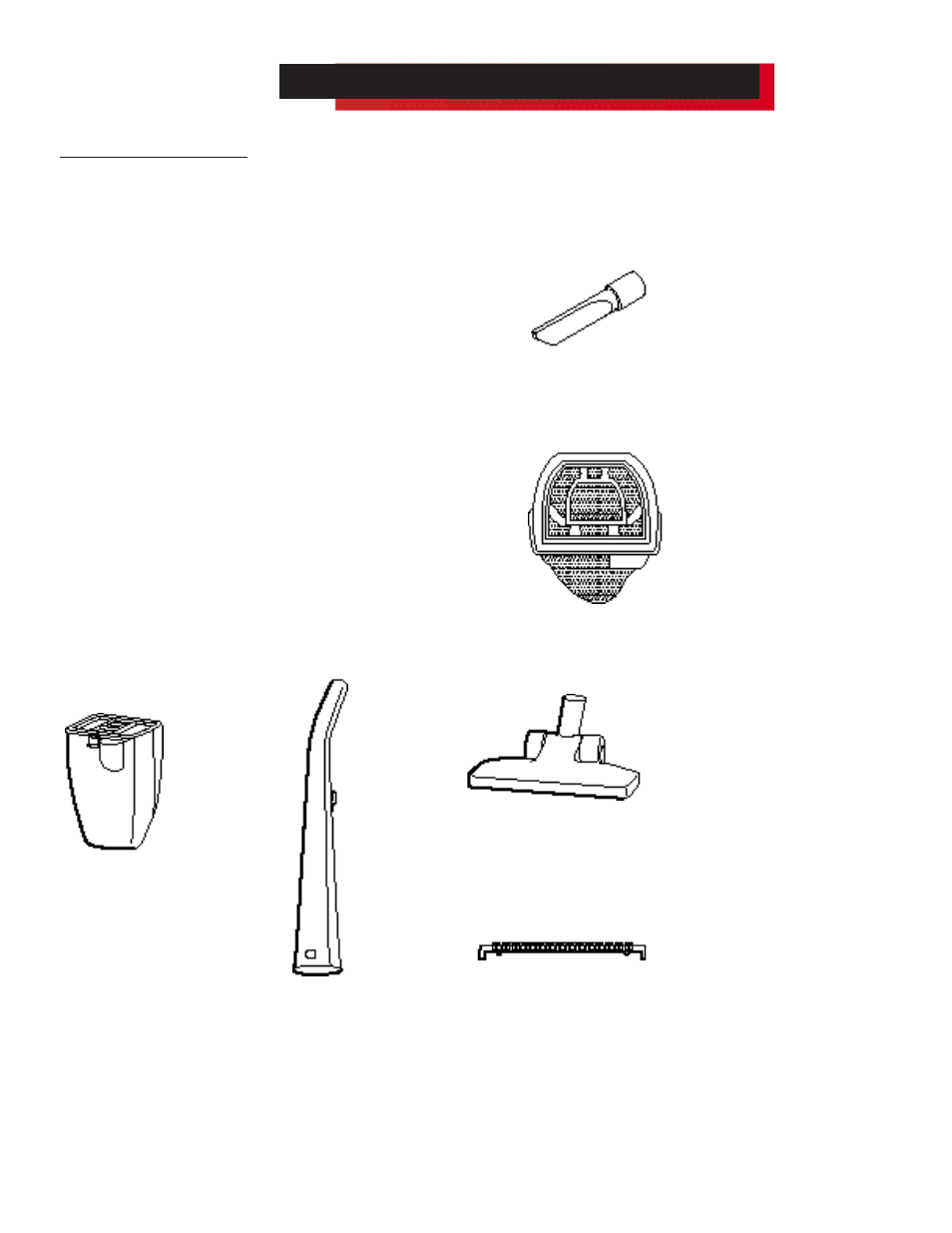Part numbers and descriptions | Bissell 3101-0 User Manual | Page 9 / 10