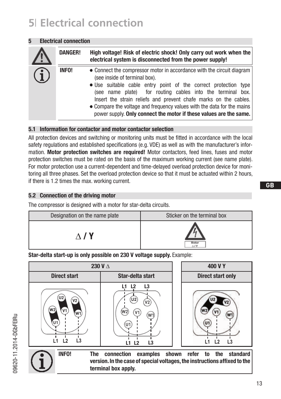 5 | electrical connection | GEA Bock HА34P User Manual | Page 13 / 26