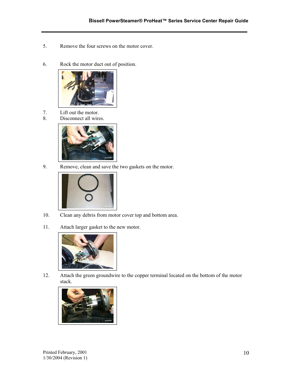 Bissell PROHEAT PRO-TECH 7920 User Manual | Page 11 / 22