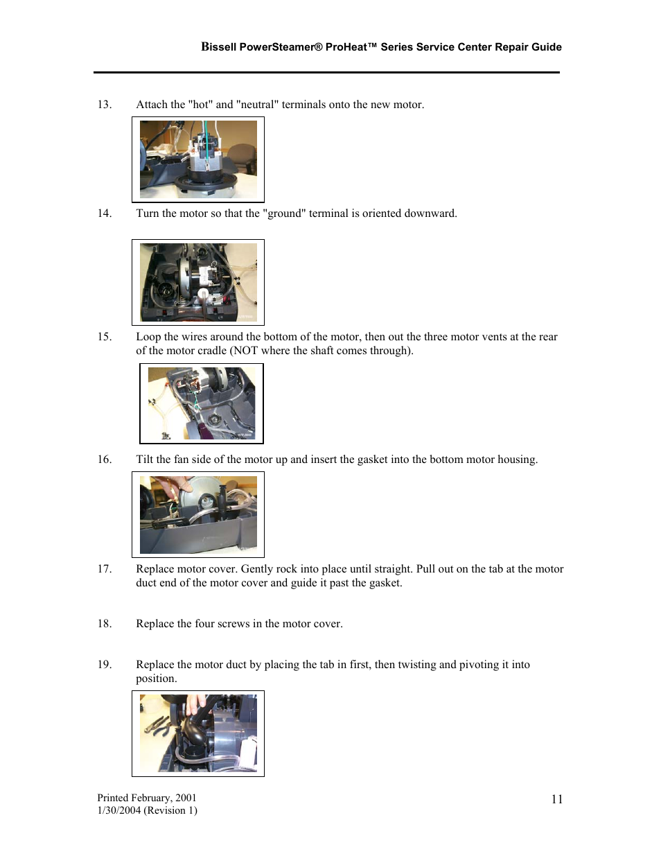 Bissell PROHEAT PRO-TECH 7920 User Manual | Page 12 / 22