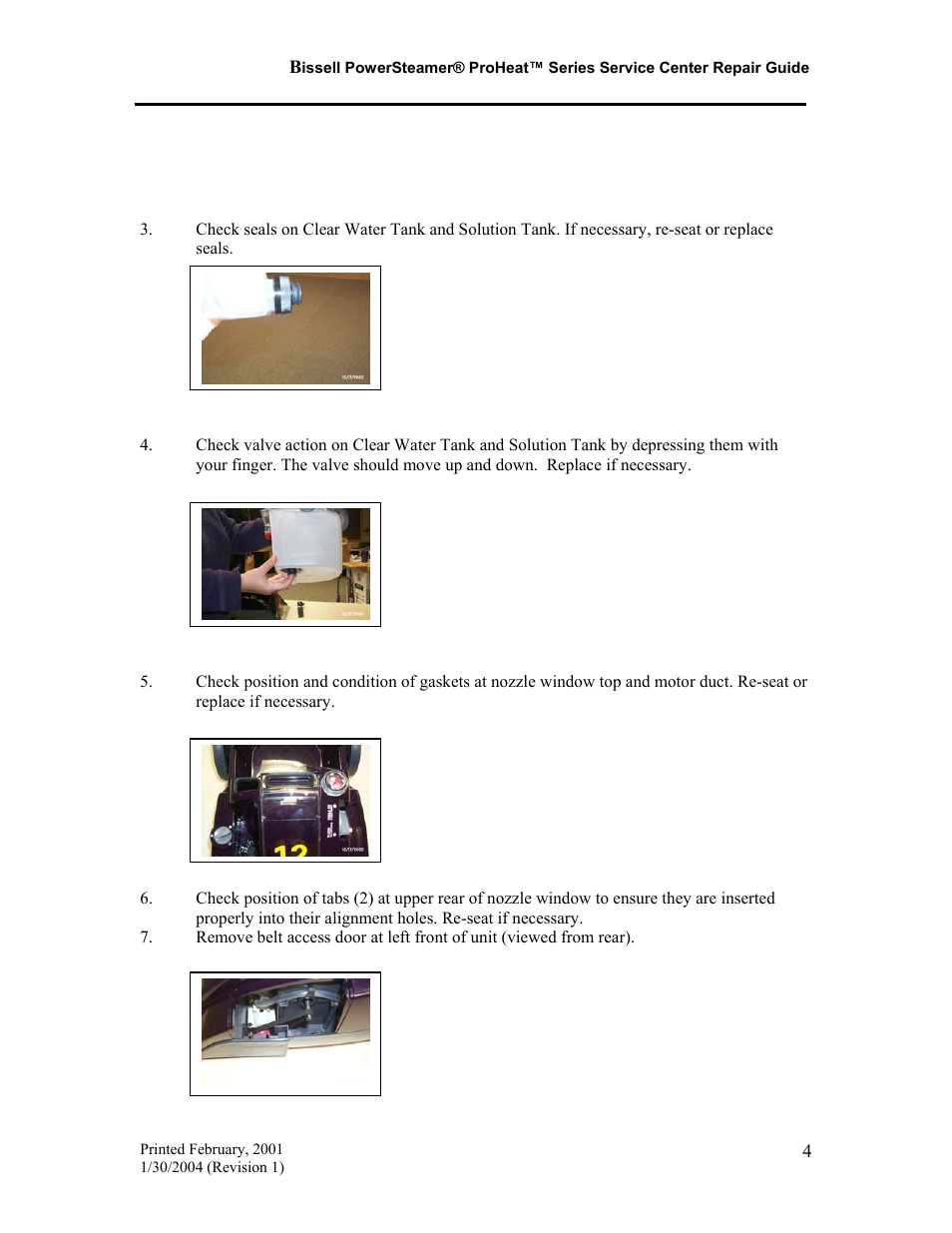 Bissell PROHEAT PRO-TECH 7920 User Manual | Page 5 / 22