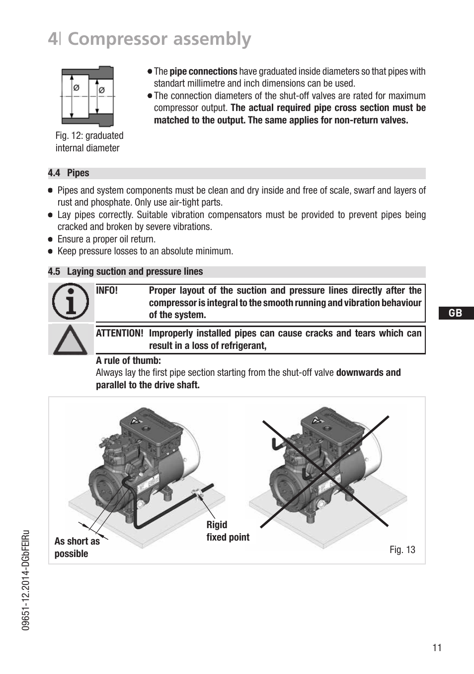 4 | compressor assembly | GEA Bock HA12P User Manual | Page 11 / 26