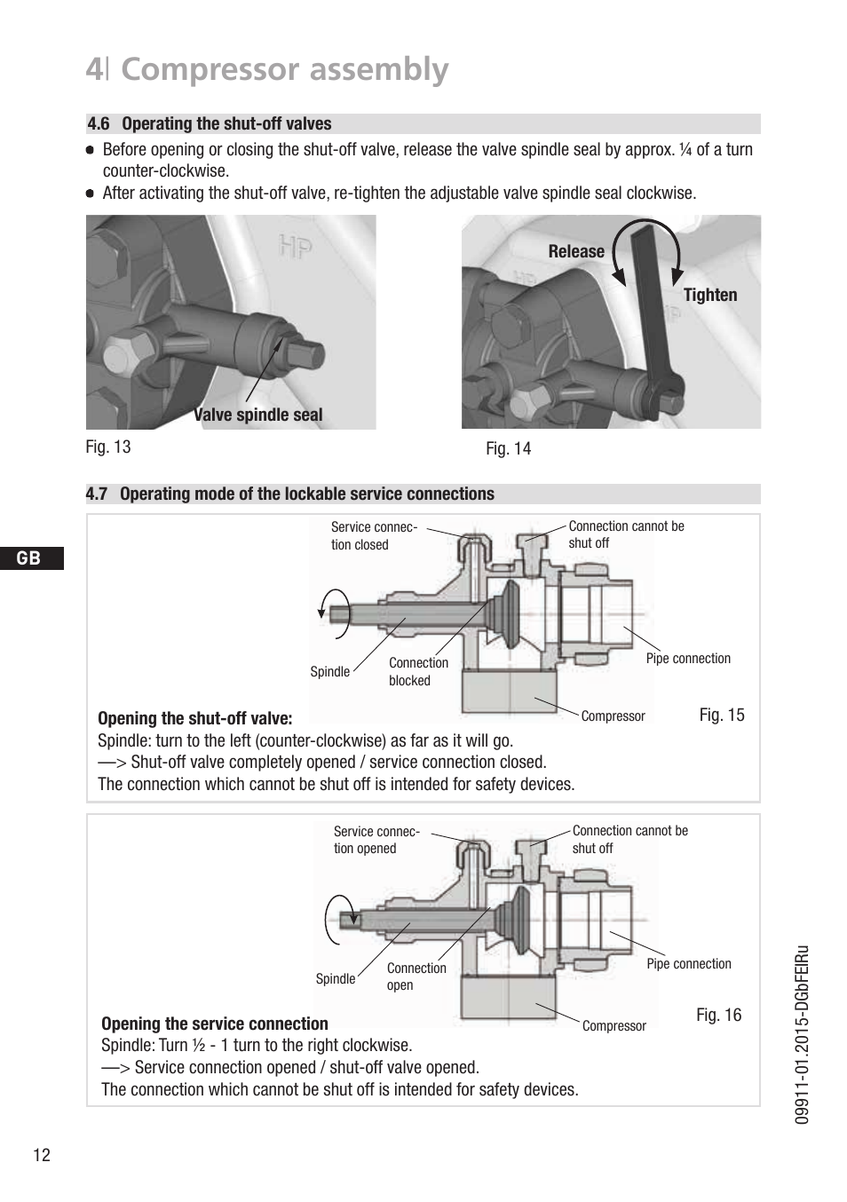 4 | compressor assembly | GEA Bock HA5 User Manual | Page 12 / 32