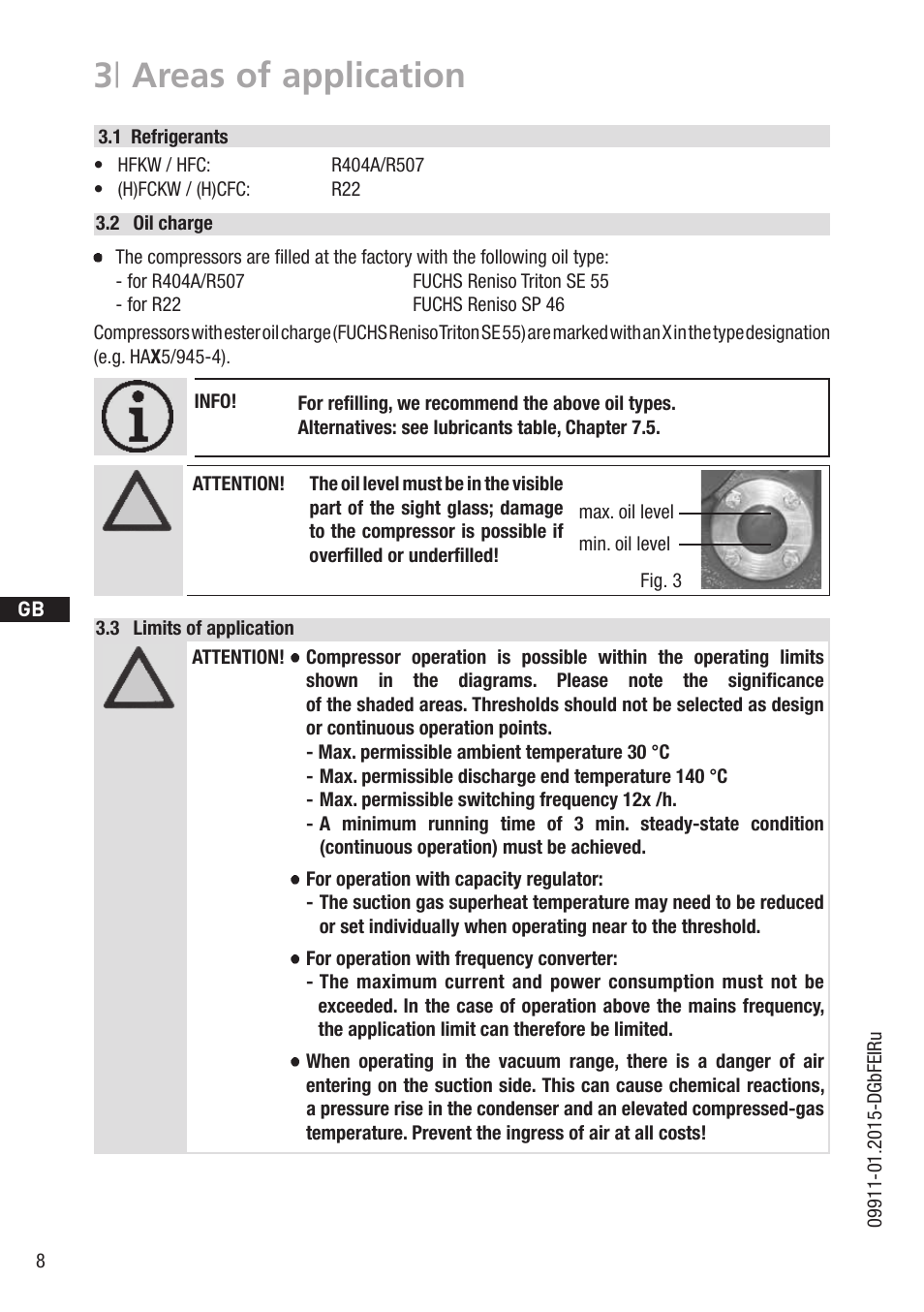 3 | areas of application | GEA Bock HA5 User Manual | Page 8 / 32