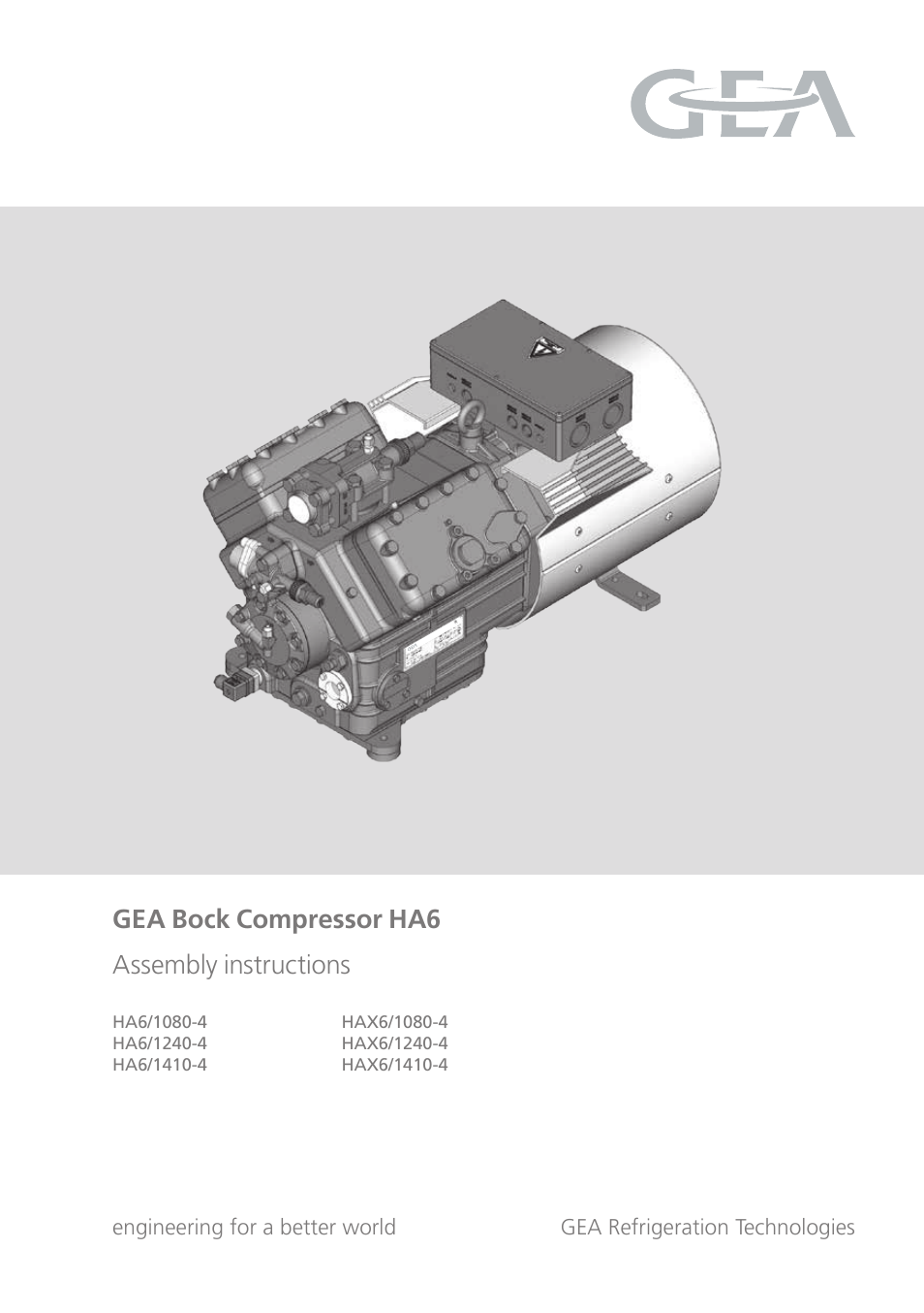 GEA Bock HA6 User Manual | 32 pages