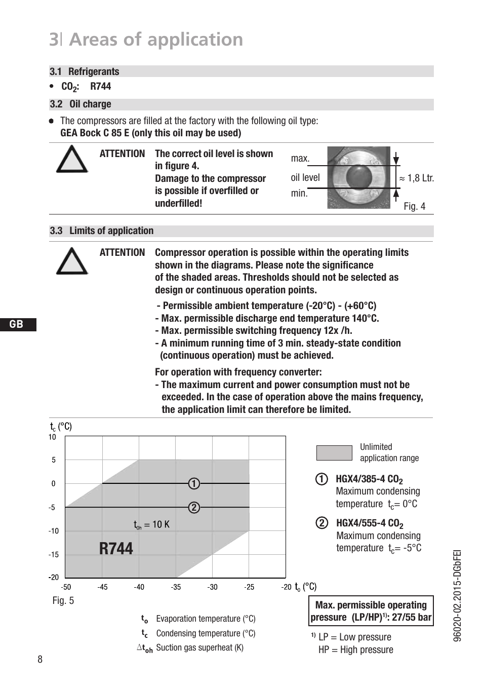 3 | areas of application, R744 | GEA Bock HG4 CO2 User Manual | Page 8 / 30