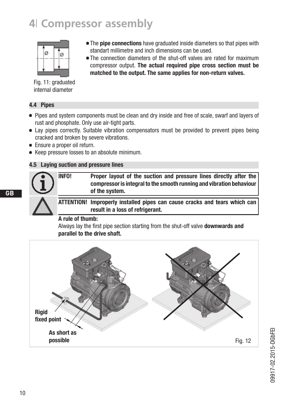 4 | compressor assembly | GEA Bock HG12Р CO2 User Manual | Page 10 / 28