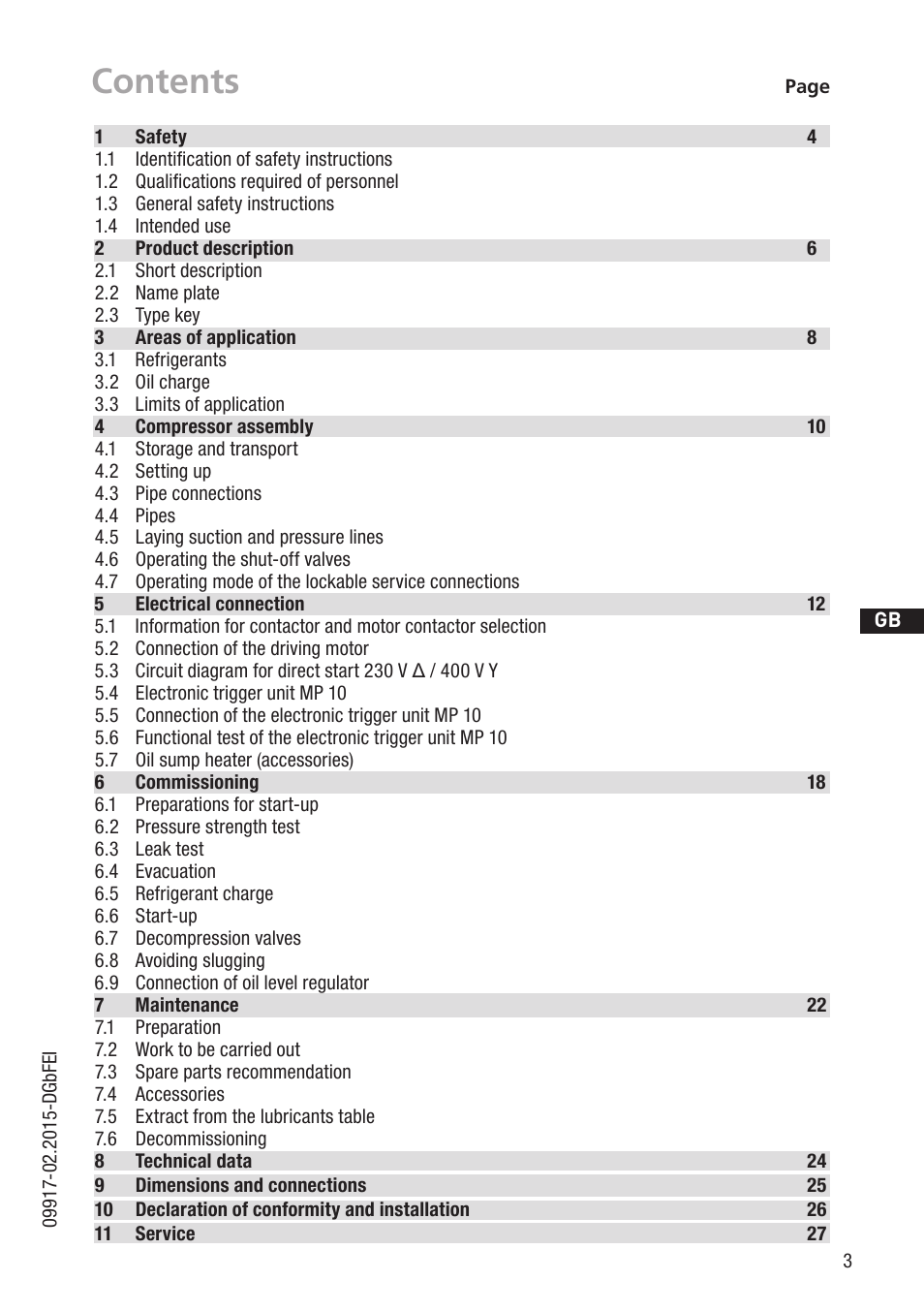 GEA Bock HG12Р CO2 User Manual | Page 3 / 28