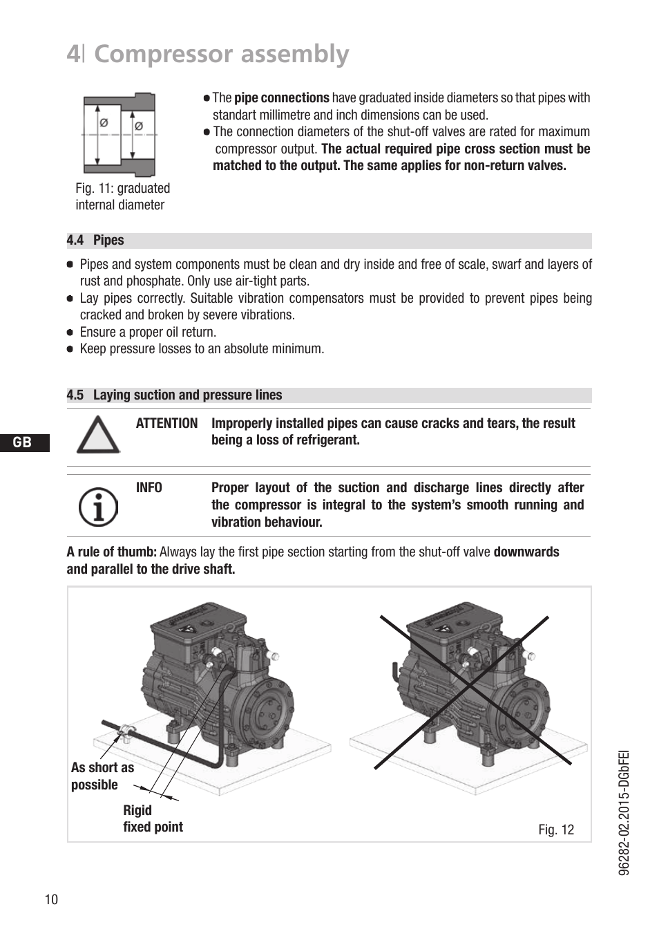 4 | compressor assembly | GEA Bock HG12e CO2 User Manual | Page 10 / 28