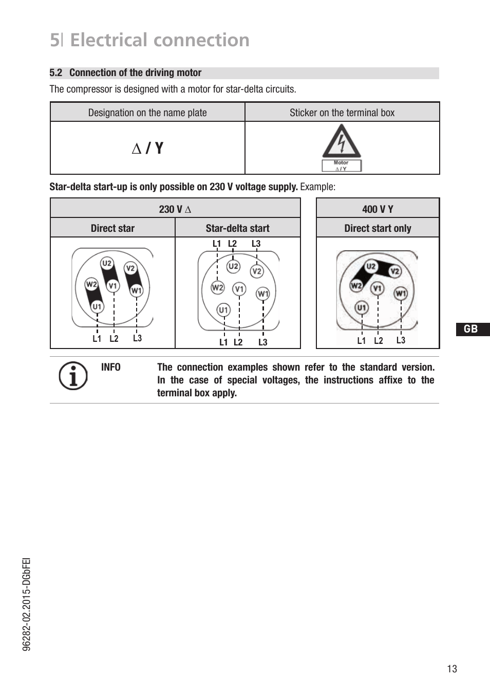 5 | electrical connection | GEA Bock HG12e CO2 User Manual | Page 13 / 28