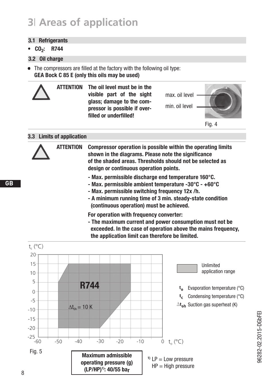3 | areas of application, R744 | GEA Bock HG12e CO2 User Manual | Page 8 / 28