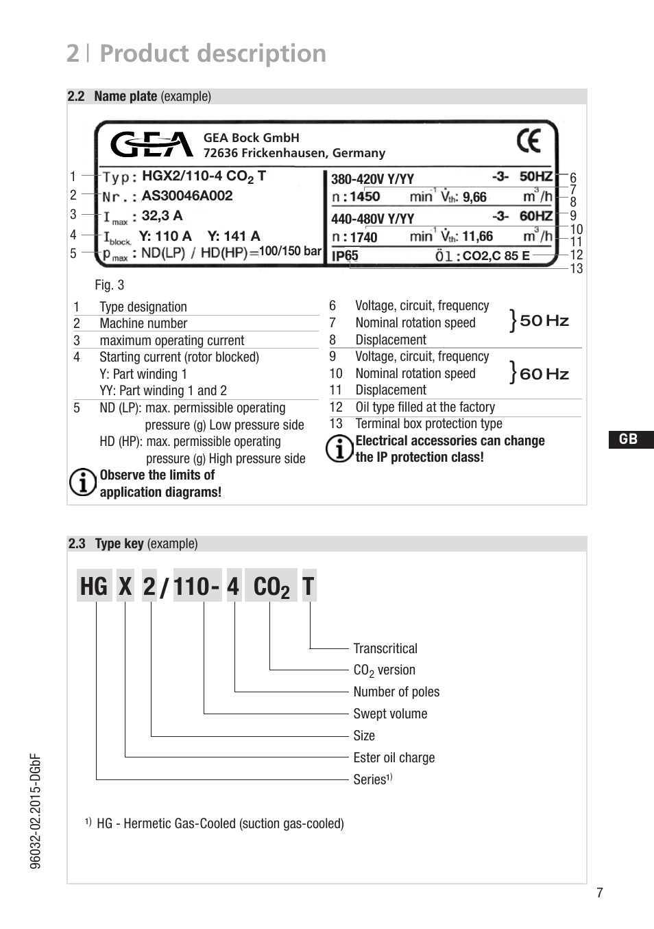 2 | product description | GEA Bock HGX2 CO2 T User Manual | Page 7 / 28