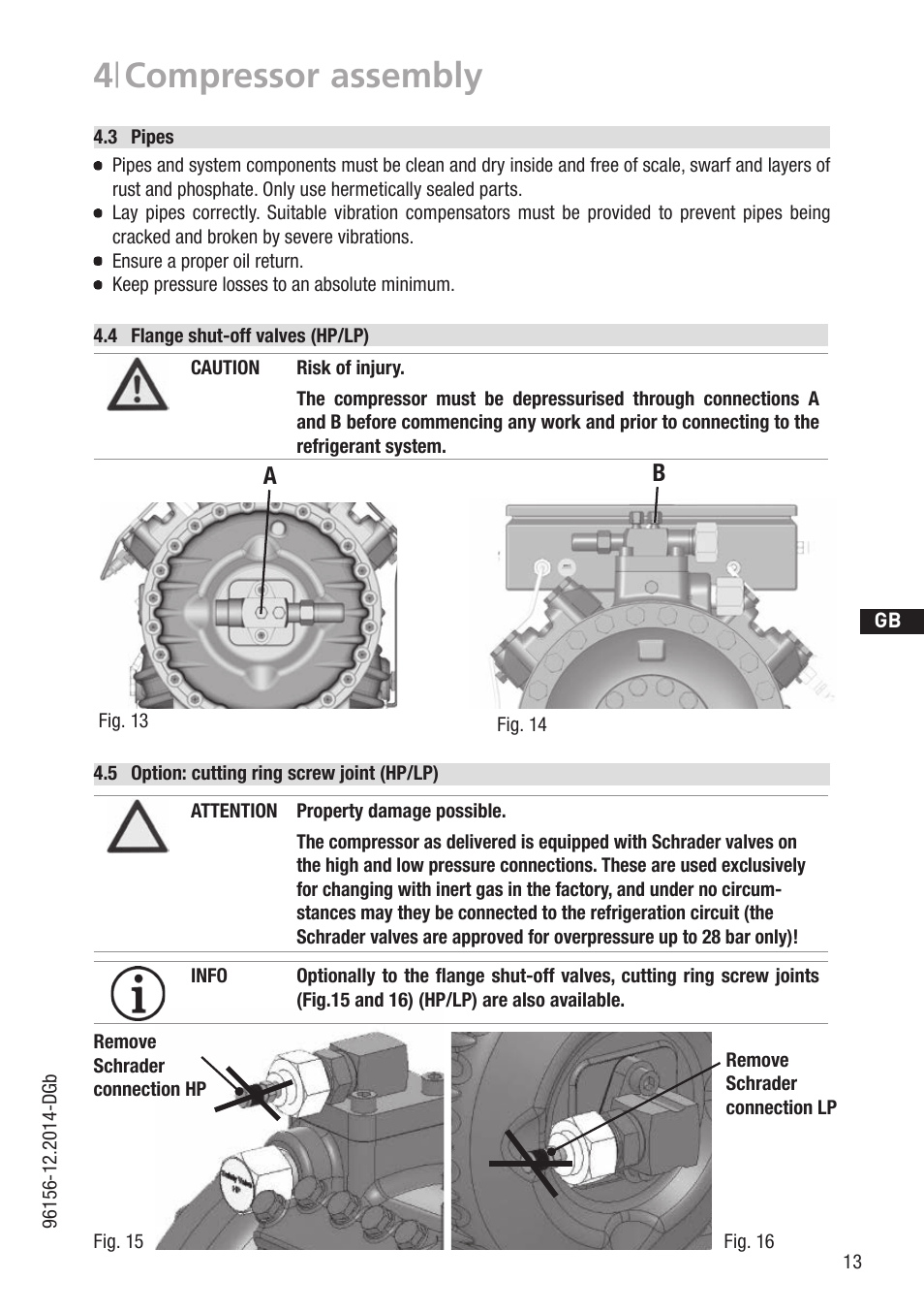 4 | compressor assembly | GEA Bock HGX34 CO2 T User Manual | Page 13 / 40