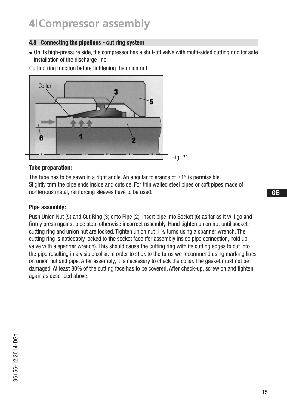 4 | compressor assembly | GEA Bock HGX34 CO2 T User Manual | Page 15 / 40
