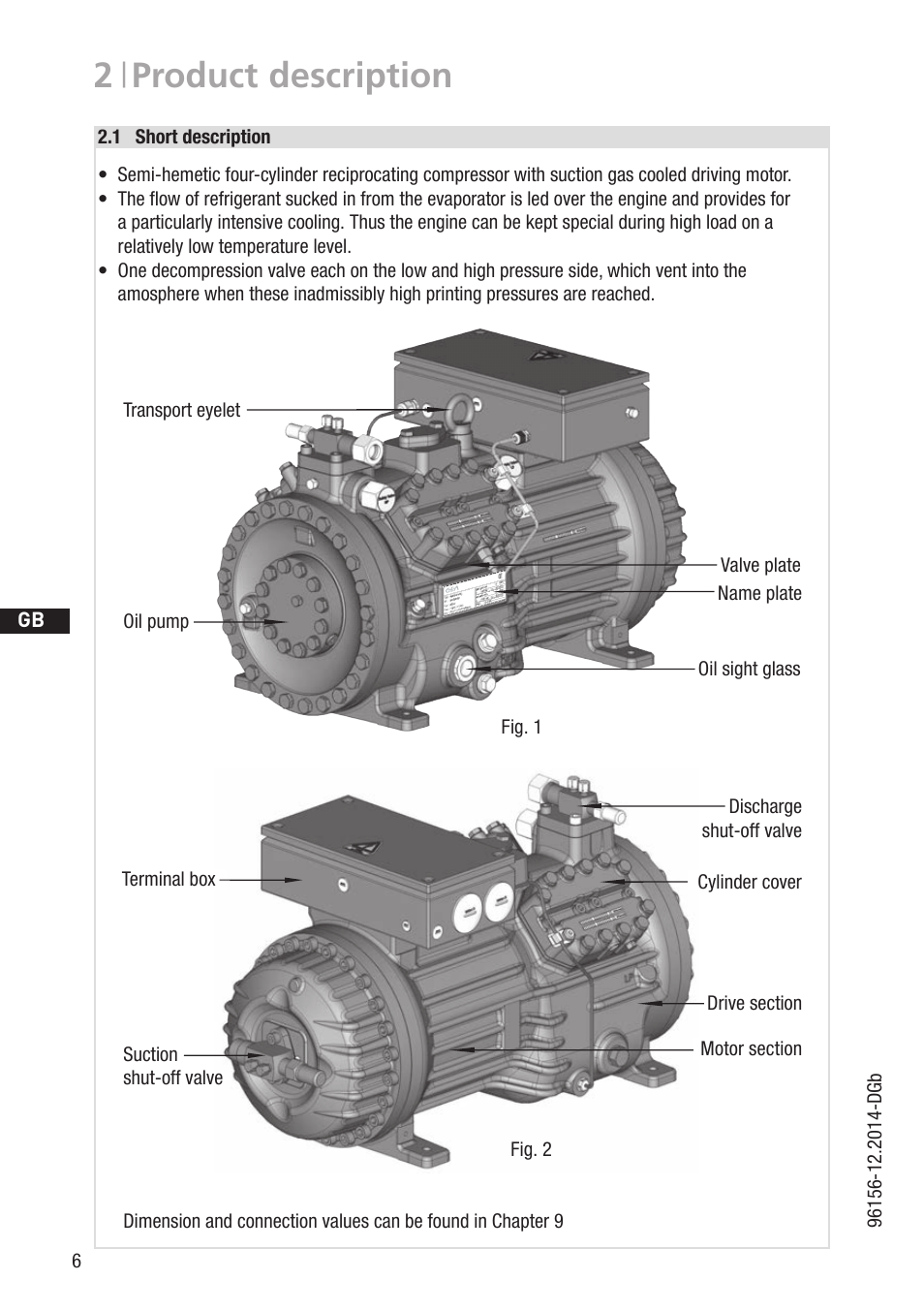 2 | product description, D gb f e | GEA Bock HGX34 CO2 T User Manual | Page 6 / 40