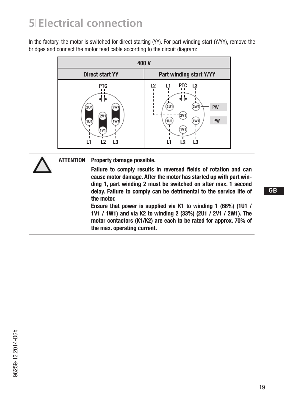 5 | electrical connection | GEA Bock HGX46 CO2 T User Manual | Page 19 / 40