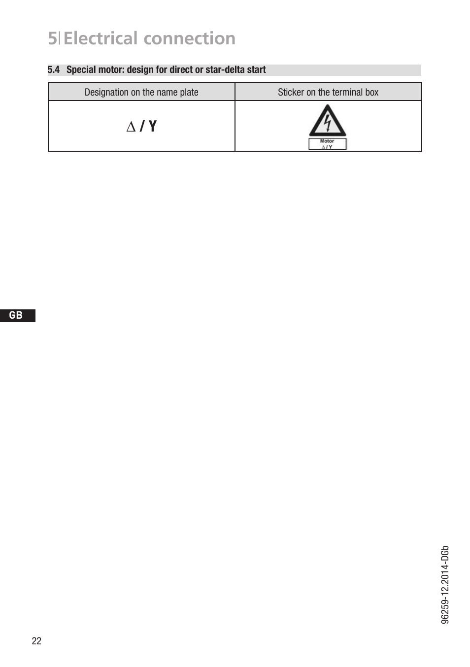 5 | electrical connection | GEA Bock HGX46 CO2 T User Manual | Page 22 / 40