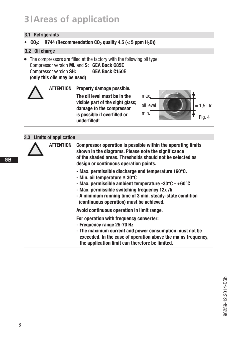 3 | areas of application | GEA Bock HGX46 CO2 T User Manual | Page 8 / 40