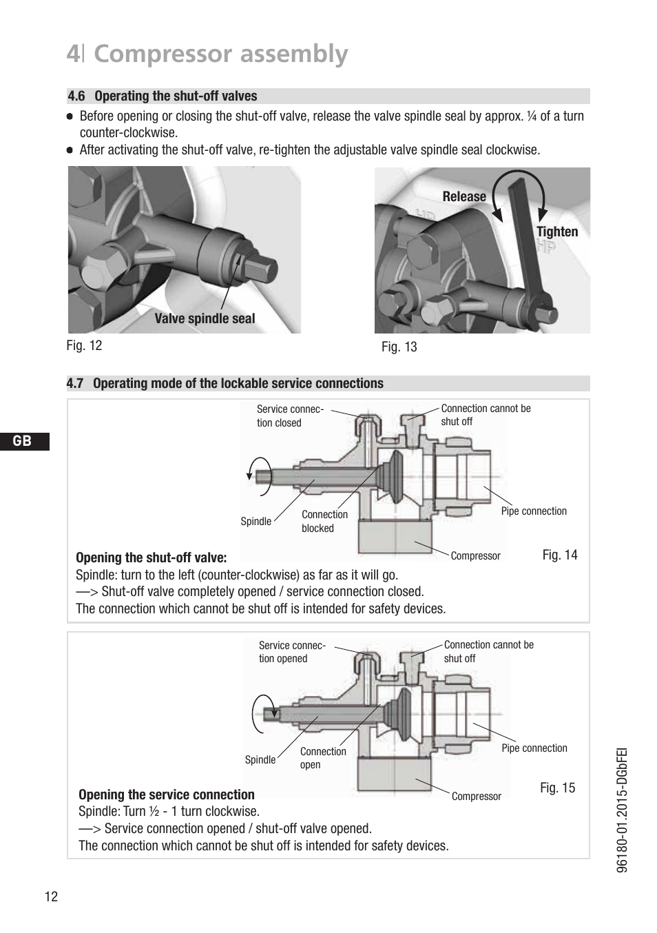 4 | compressor assembly | GEA Bock HG5 R134a User Manual | Page 12 / 32