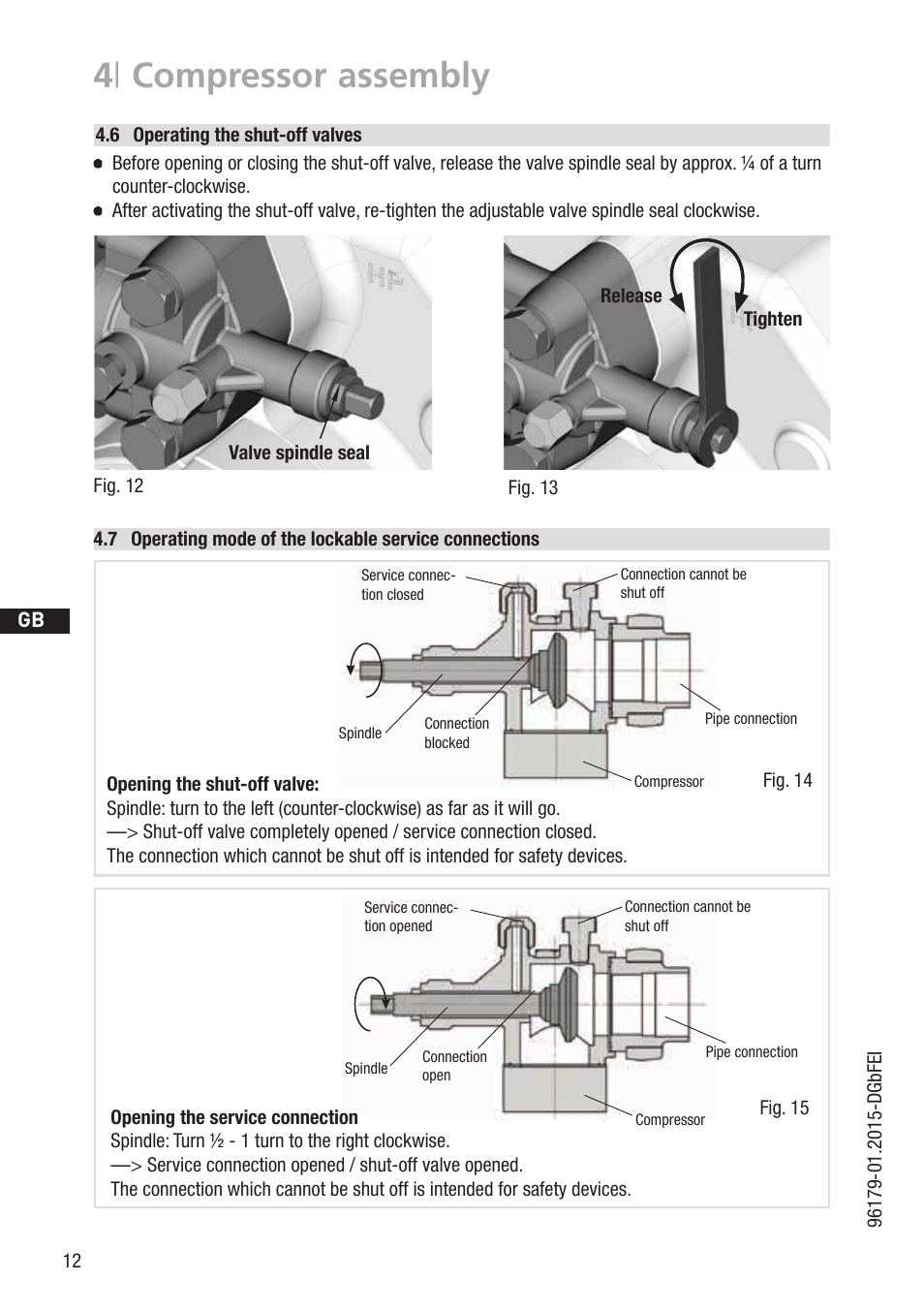 4 | compressor assembly | GEA Bock HG4 R134a User Manual | Page 12 / 32