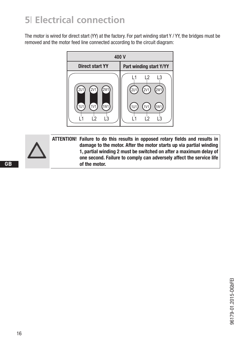 5 | electrical connection | GEA Bock HG4 R134a User Manual | Page 16 / 32