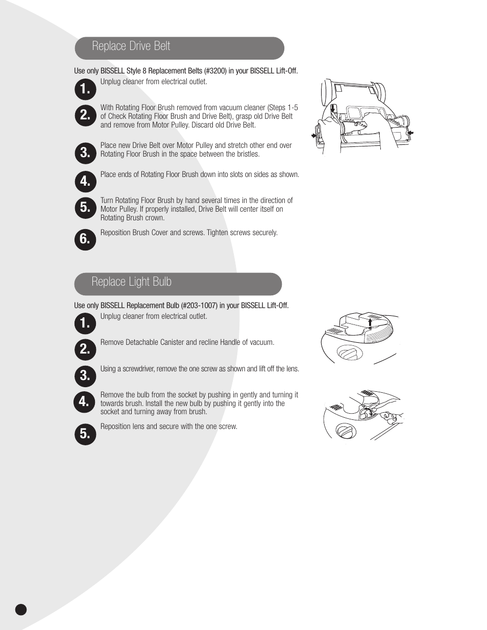 Bissell 3750  EN User Manual | Page 12 / 16