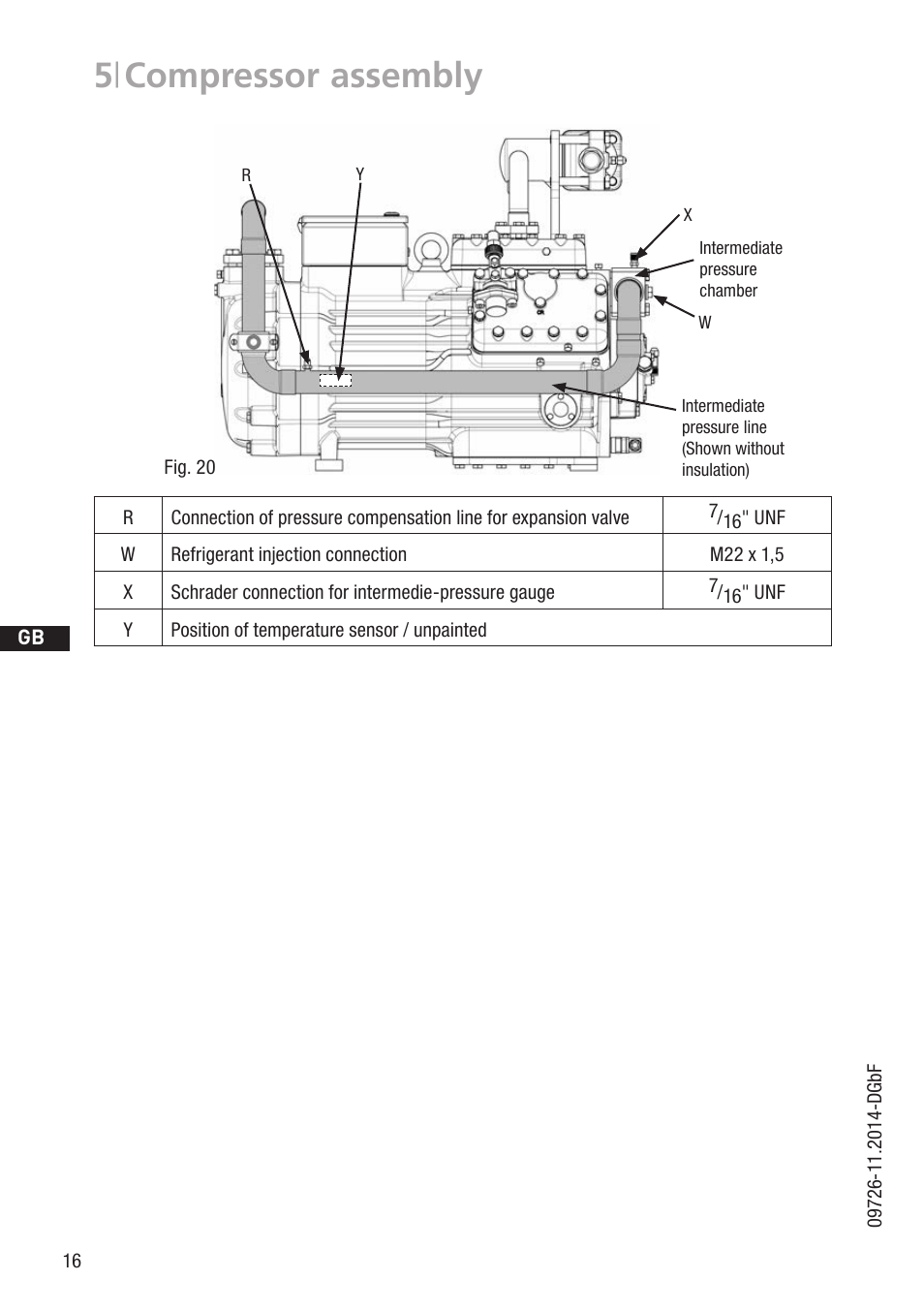 5 | compressor assembly | GEA Bock HGZ7 User Manual | Page 16 / 42