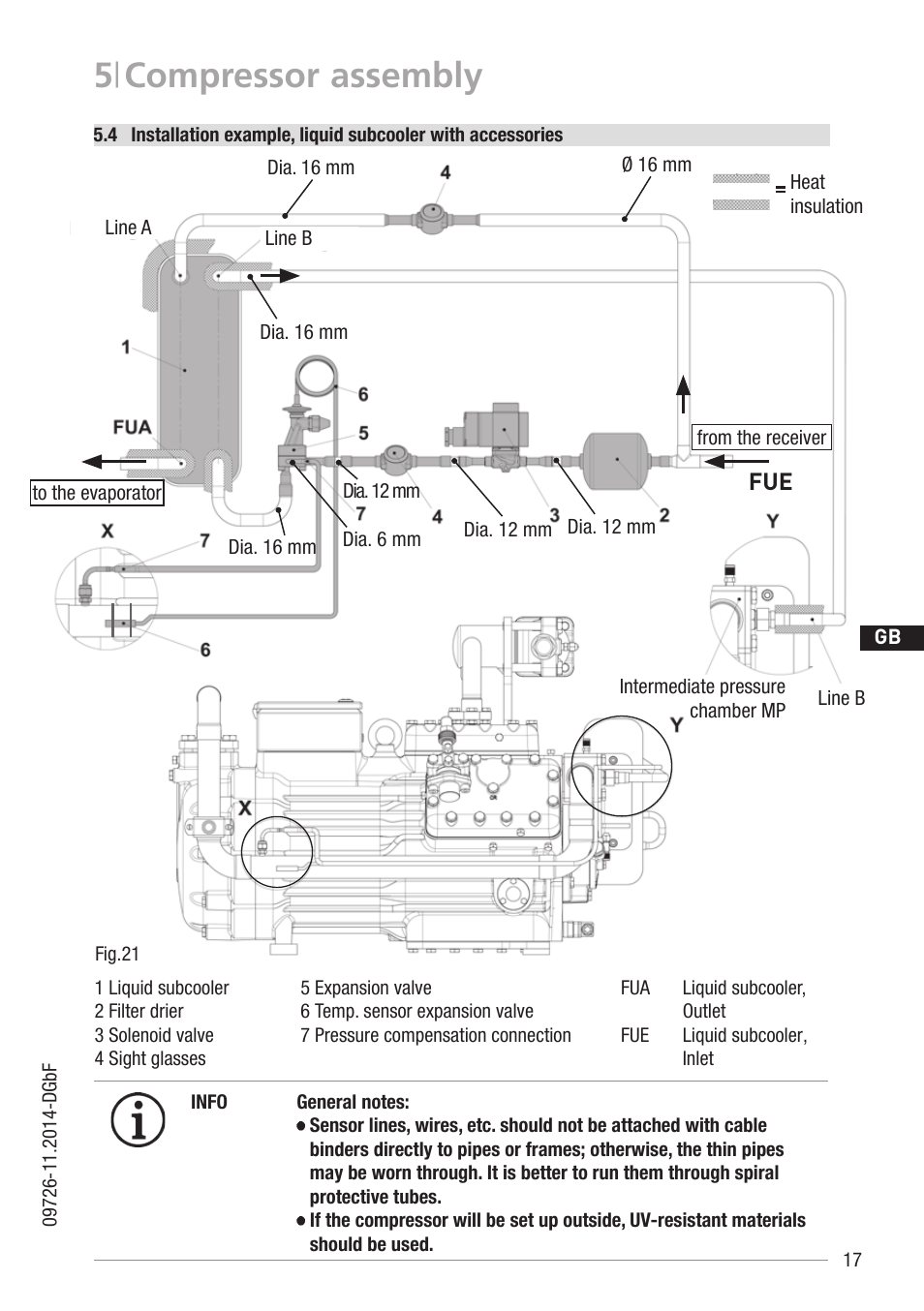 5 | compressor assembly | GEA Bock HGZ7 User Manual | Page 17 / 42