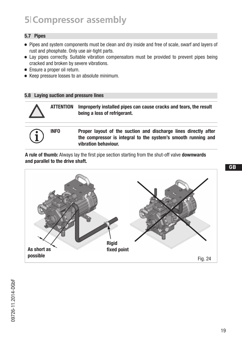 5 | compressor assembly | GEA Bock HGZ7 User Manual | Page 19 / 42