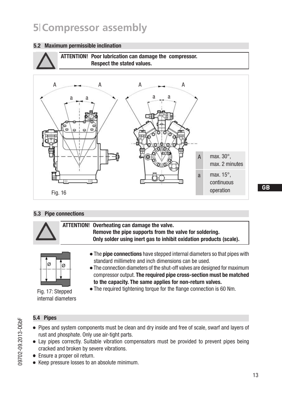 5 | compressor assembly | GEA Bock F User Manual | Page 13 / 44