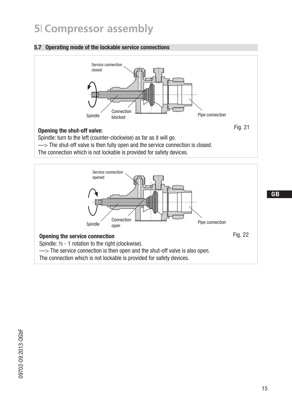 5 | compressor assembly | GEA Bock F User Manual | Page 15 / 44