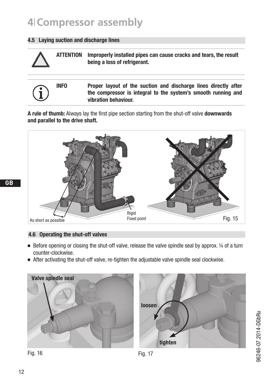 4 | compressor assembly | GEA Bock F18 User Manual | Page 12 / 28