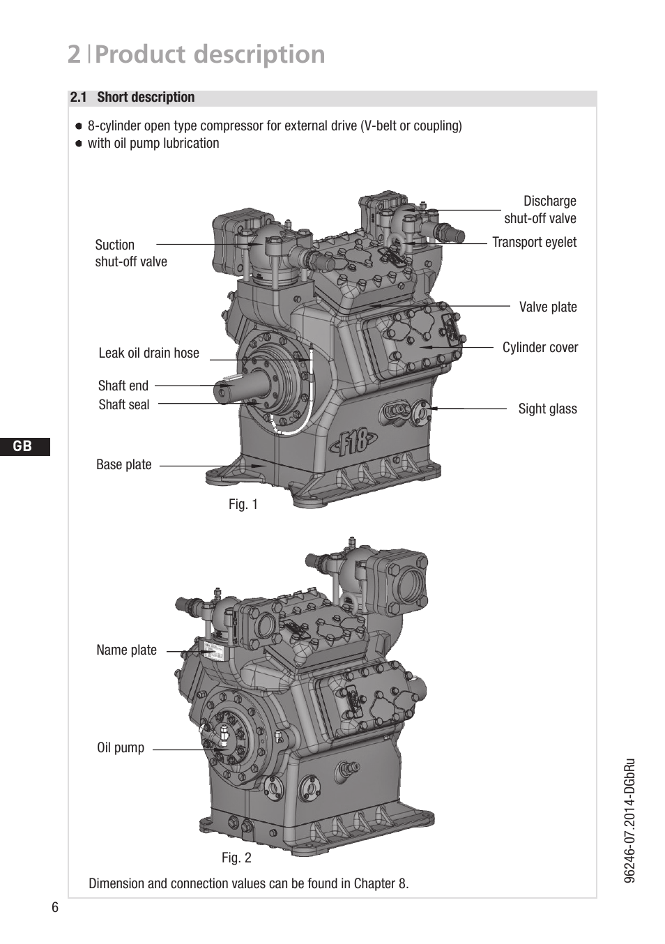 2 | product description | GEA Bock F18 User Manual | Page 6 / 28