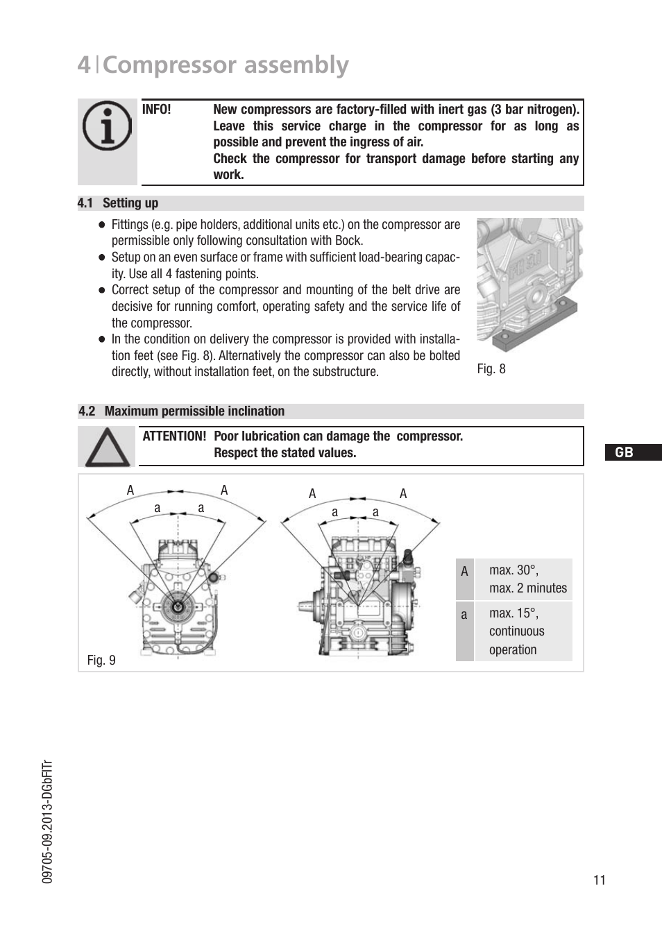 4 | compressor assembly | GEA Bock FK30 User Manual | Page 11 / 26