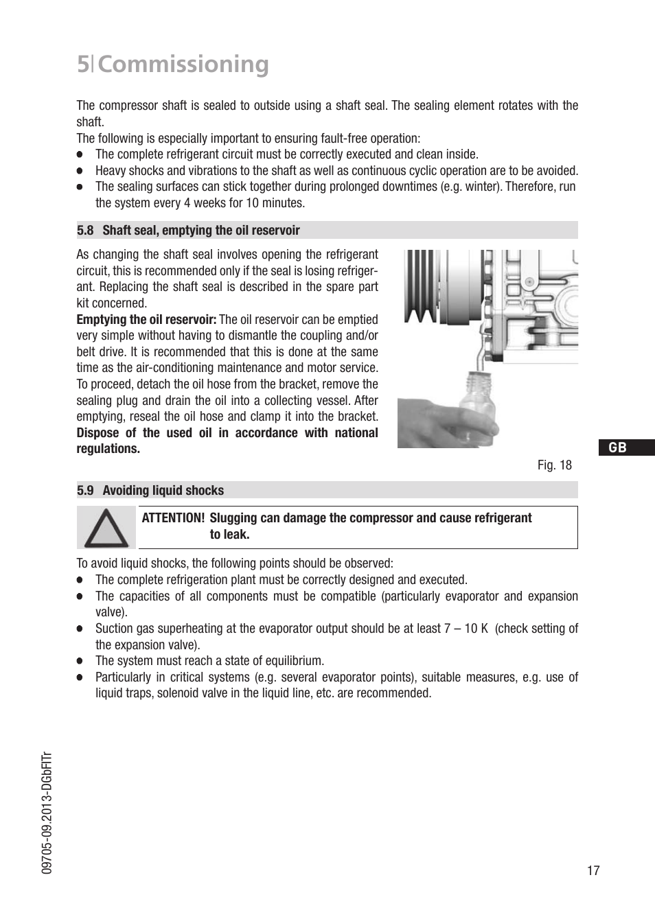 5 | commissioning | GEA Bock FK30 User Manual | Page 17 / 26
