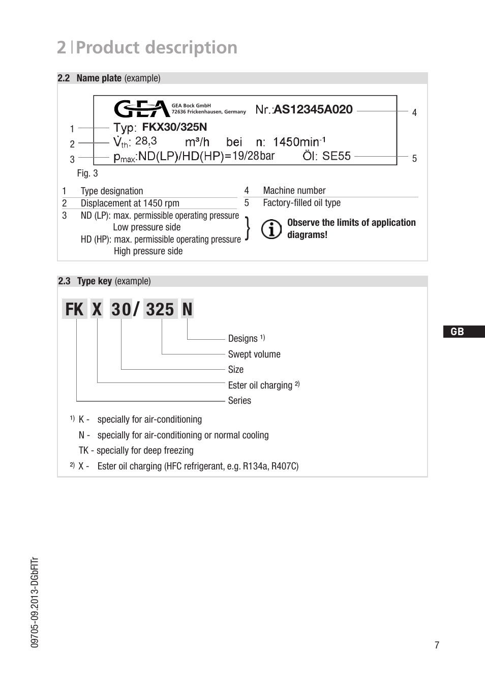 2 | product description | GEA Bock FK30 User Manual | Page 7 / 26