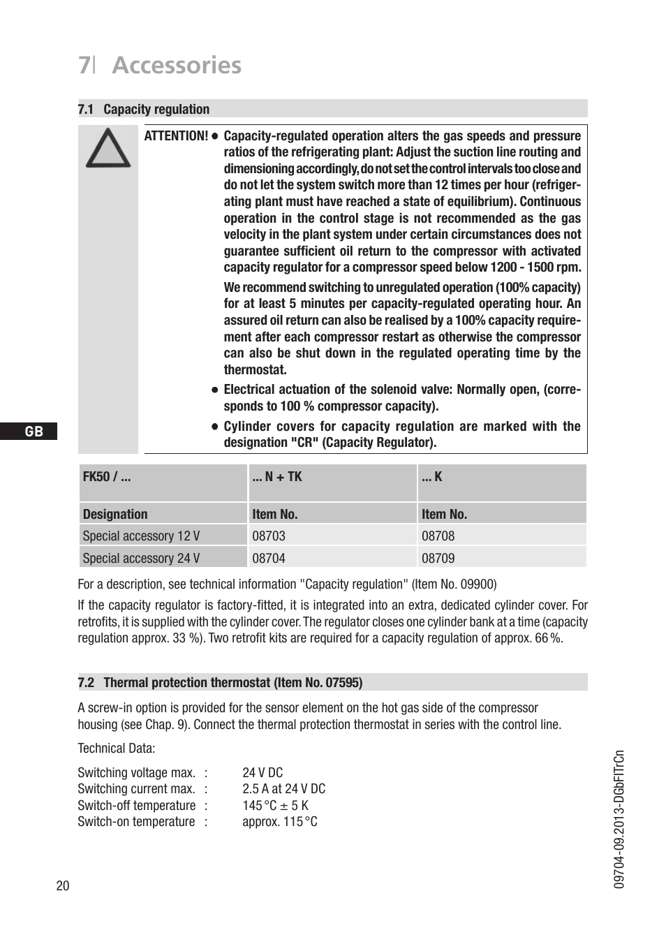 7 | accessories | GEA Bock FK50 User Manual | Page 20 / 26