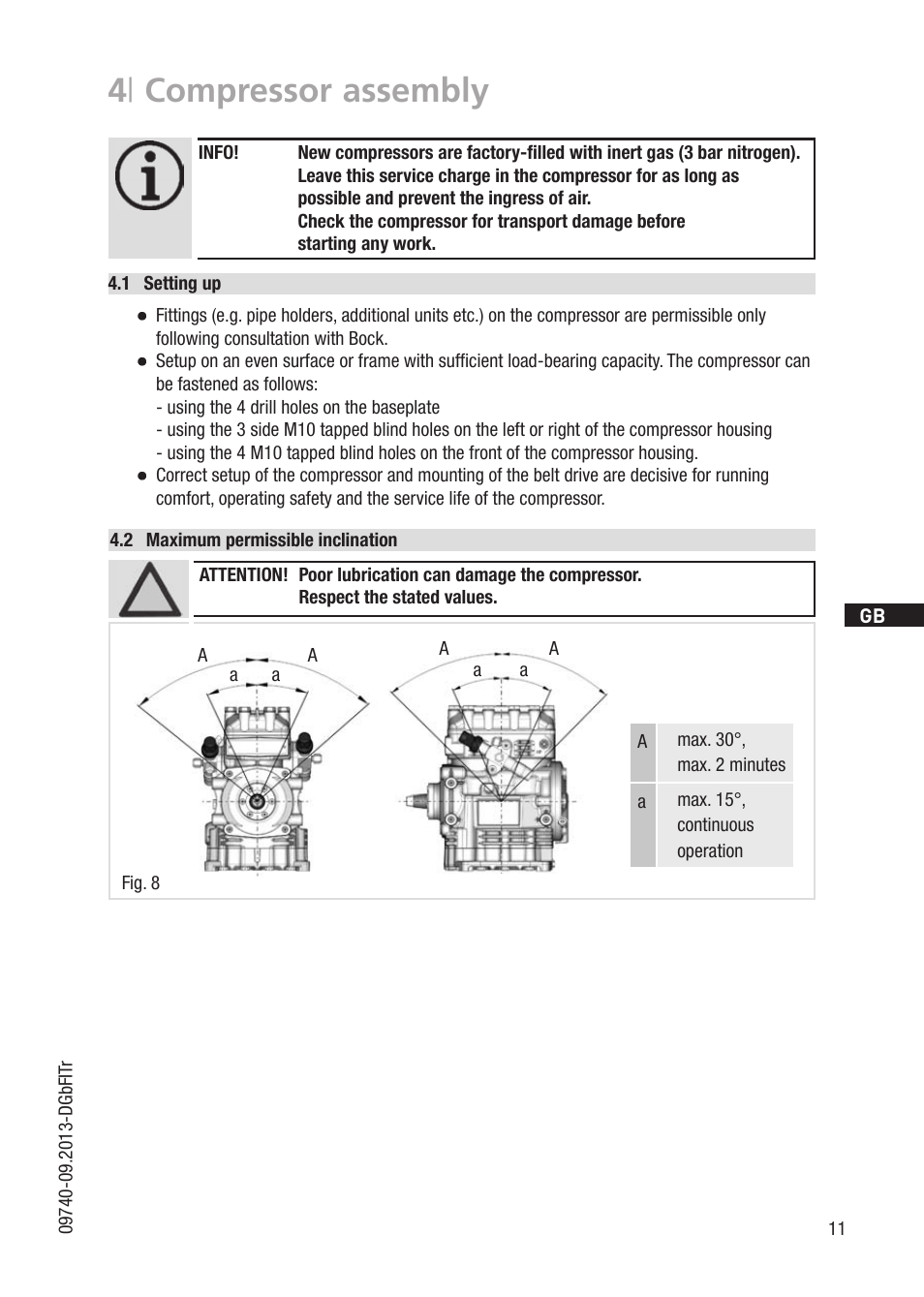 4 | compressor assembly | GEA Bock FK20 User Manual | Page 11 / 26