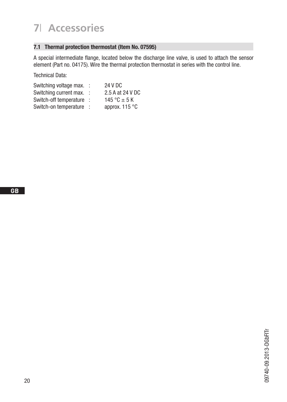 7 | accessories | GEA Bock FK20 User Manual | Page 20 / 26