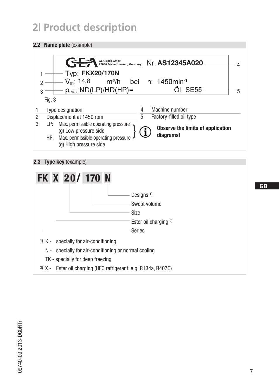 2 | product description | GEA Bock FK20 User Manual | Page 7 / 26