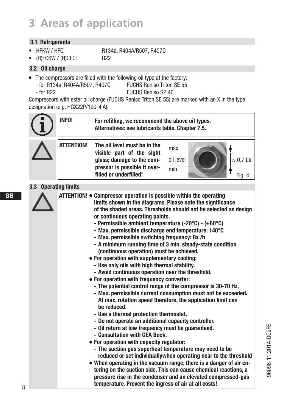 3 | areas of application | GEA Bock HG22P A User Manual | Page 8 / 28