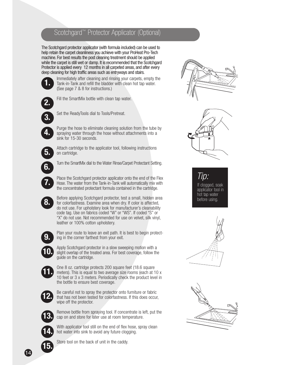 Bissell 8915 User Manual | Page 14 / 24
