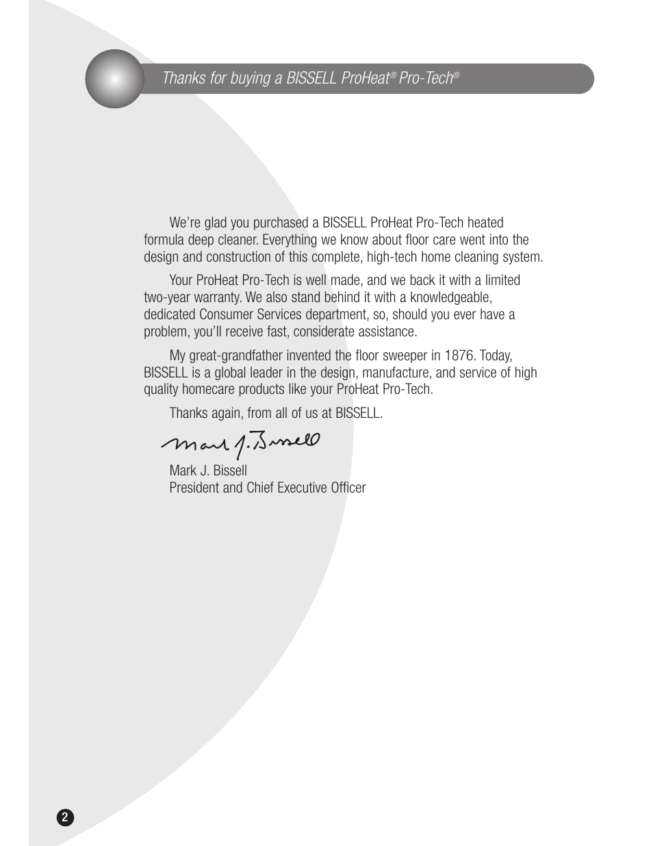 Pro-tech | Bissell 8915 User Manual | Page 2 / 24