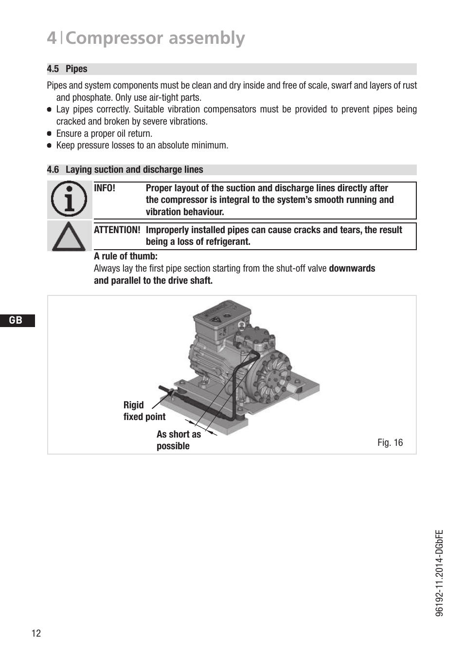4 | compressor assembly | GEA Bock HG22e A User Manual | Page 12 / 28